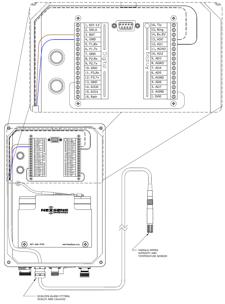 Vaisala HMP60 Humidity and Temperature Sensor - NexSens Technology Inc.