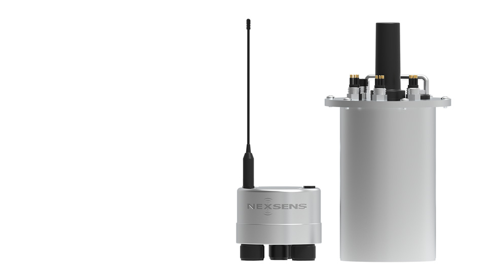 3D rendering of an X3 Data Logger and X3-SUB Submersible Data Logger